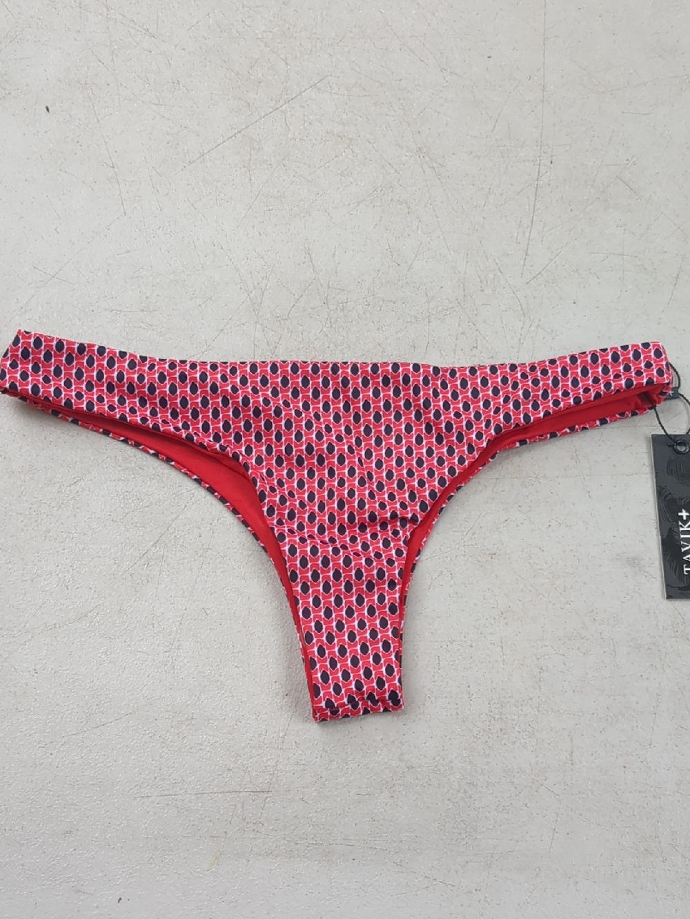 Tavik Red Mosaic Bikini Bottom